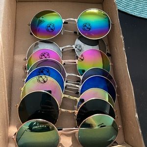 Circle sunglasses- disco theme